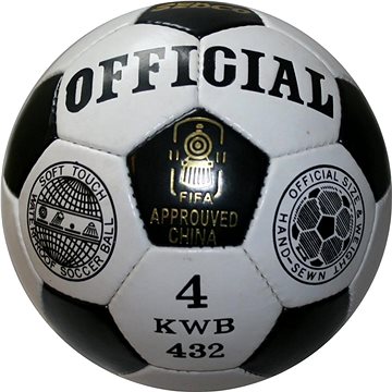 

SEDCO Fotbalový míč OFFICIAL KWB32 - 4 bílý