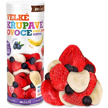 

Mixit Velké křupavé ovoce - banán, jahoda, borůvka, 160g
