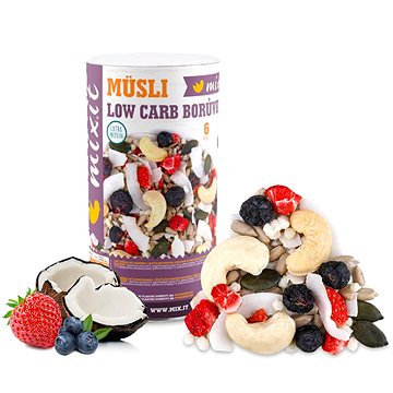 

Mixit Müsli low carb - borůvka 400 g