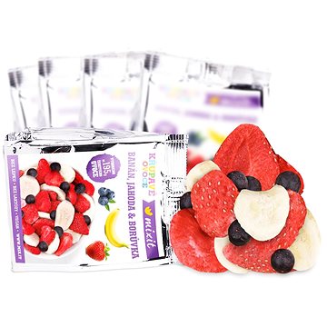 

Mixit Křupavé ovoce do kapsy - Křupavý banán, jahoda, borůvka, 23g