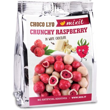 

Mixit Křupavé maliny v bílé čokoladě do kapsy 70 g