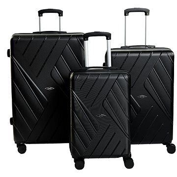 

ENM cestovní kufr - černý set 3 ks