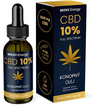 

MOVit Energy CBD 10% Full Spectrum konopný olej 10ml