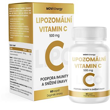 MOVit Lipozomální Vitamin C 500 mg, 60 kapslí - Vitamín C