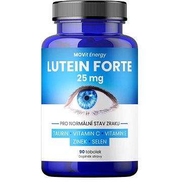 

MOVit Energy Lutein Forte 25 mg + Taurin, 90 tobolek