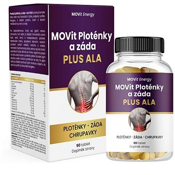 

MOVit Energy Ploténky a záda Plus ALA, 90 tablet