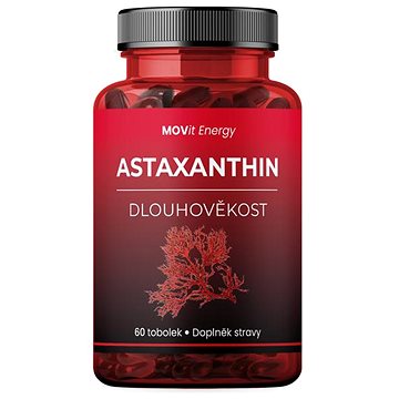 

MOVit Energy Astaxanthin 8 mg Dlouhověkost, 60 tobolek