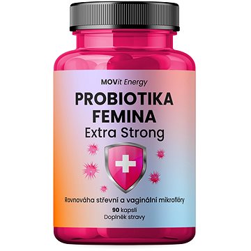 

MOVit Energy Probiotika Femina Extra Strong, 90 kapslí