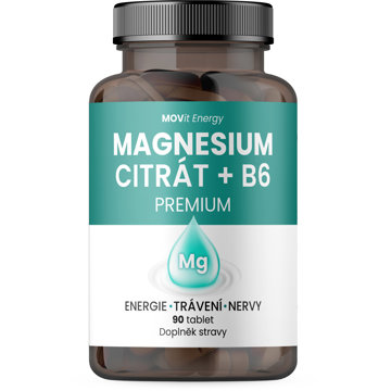 

MOVit Energy Magnesium Citrát 100 mg + B6, 90 tablet
