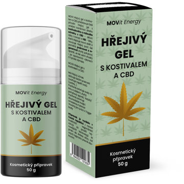 

MOVit Hřejivý gel s kostivalem a CBD 50 g