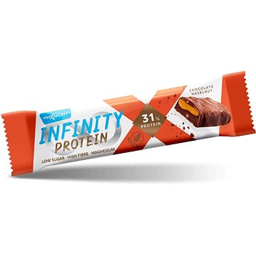 Max Sport Infinity protein čokoláda s lískovými oříšky, 55g - Proteinová tyčinka