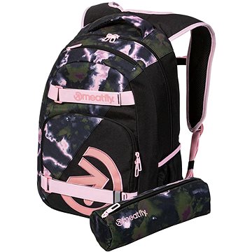 

Meatfly Exile batoh, Storm Camo Pink, 24 L + penál zdarma