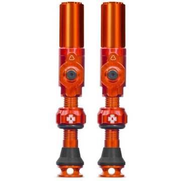 

Big Bore Hybrid Tubeless Valves Orange Medium