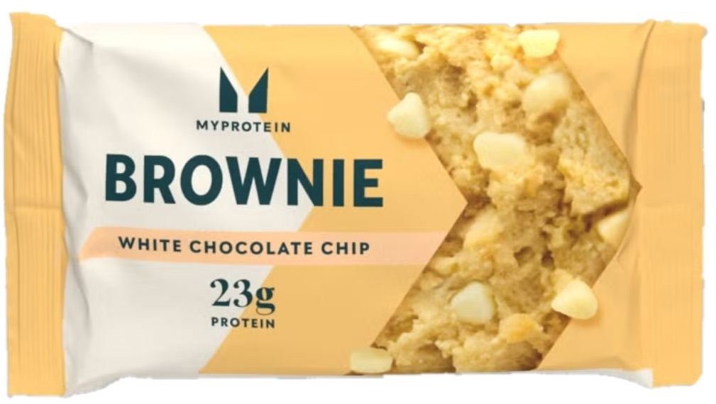 

MyProtein Protein Brownie, 75 g Bílá čokoláda