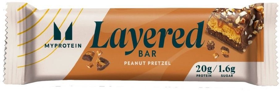 

MyProtein Layered Bar, 60 g Chocolate Peanut Pretzel
