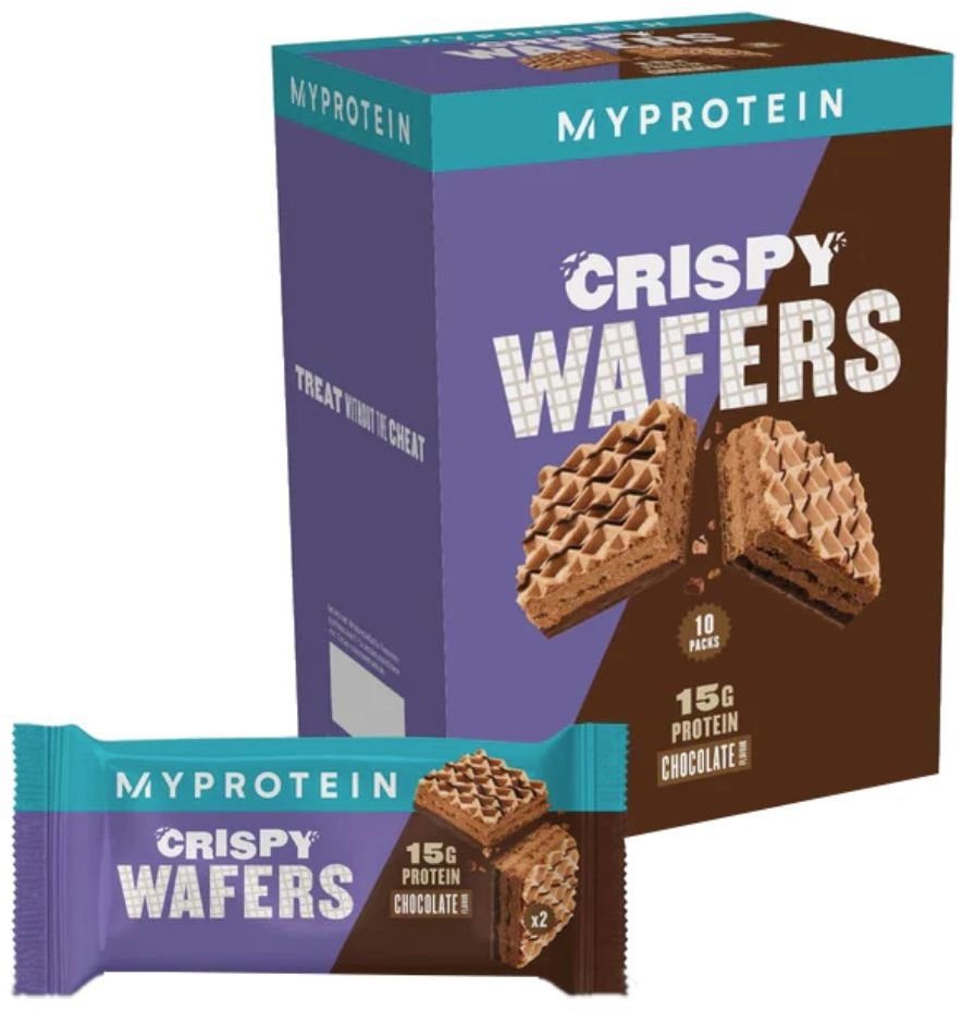 

MyProtein Crispy Protein Wafers, 10 × 40 g Čokoláda