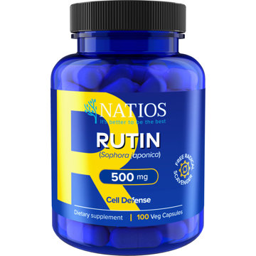 

NATIOS Rutin, 500 mg, 100 veganských kapslí