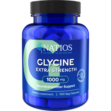 

NATIOS Glycine Extra Strength, 1000 mg, 100 veganských kapslí