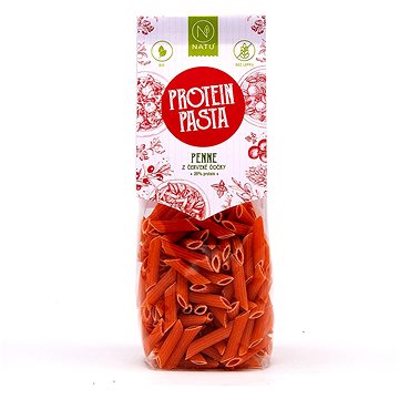 NATU Protein Pasta Penne z červené čočky BIO 250 g - Těstoviny