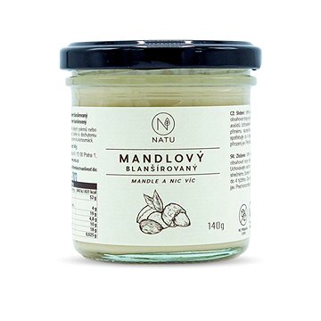 

NATU Mandlový krém blanšírovaný 140 g