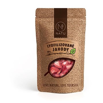 

NATU Lyofilizované jahody plátky 20 g