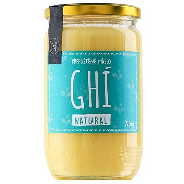 

NATU Přepuštěné máslo ghí 720 ml