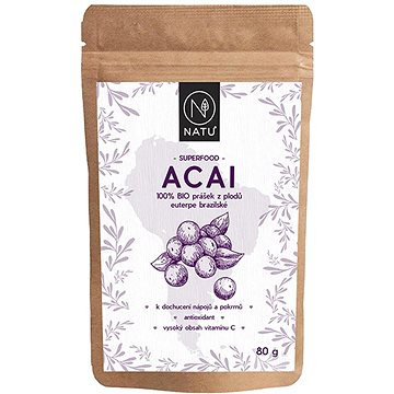 

NATU Acai BIO prášek 80 g
