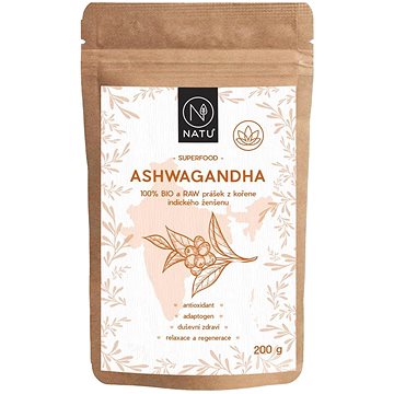 

NATU Ashwagandha BIO prášek 200 g