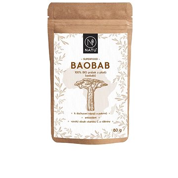 

NATU Baobab BIO prášek 80 g