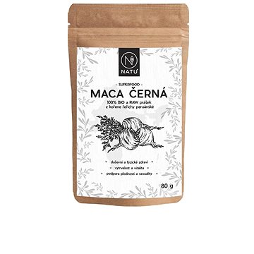 

NATU Maca černá BIO prášek 80 g