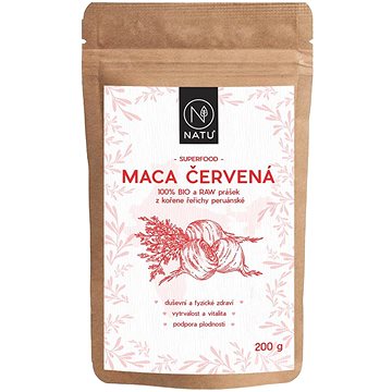 

NATU Maca červená BIO prášek 200 g
