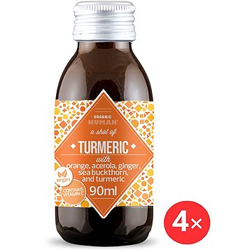 

Organic Human Turmeric kurkuma shot BIO 4 x 90 ml