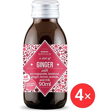 

Organic Human Ginger zázvorový shot BIO 4 x 90 ml