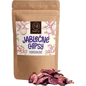 

NATU Jablečné chipsy borůvkové 45 g