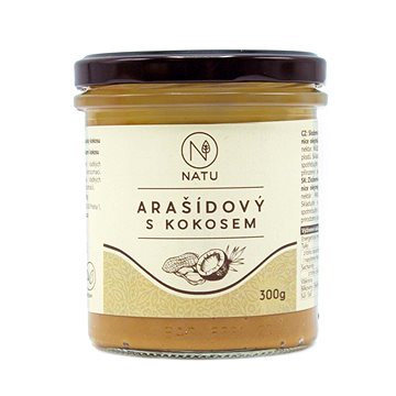 

NATU Arašídový krém s kokosem 300 g