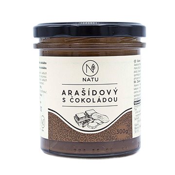 

NATU Arašídový krém s hořkou čokoládou 300 g