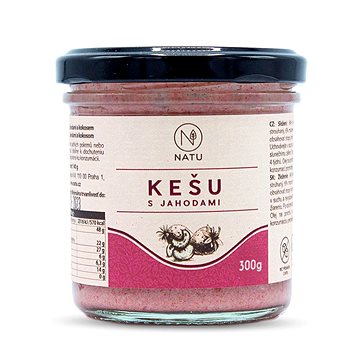 

NATU Kešu krém s jahodami 300g