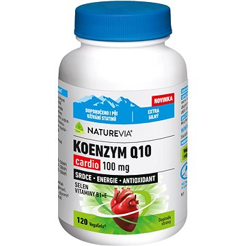 

NatureVia Koenzym Q10 Cardio 100 mg 120 kapslí