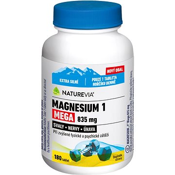 

NatureVia Magnesium 1 Mega 835 mg, 180 tablet