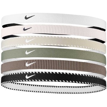 

Nike Flex Classic Headbands 6PK bílá/světlá army/černá