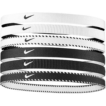 

Nike Flex Classic Headbands 6PK bílá/černá/bílá