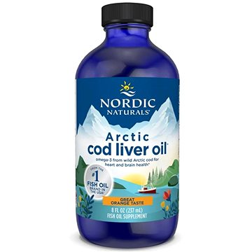 

Nordic Naturals Olej z jater arktické tresky 1060 mg, pomeranč, 237 ml