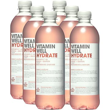 

Vitamin Well Hydrate, 6 x 500 ml