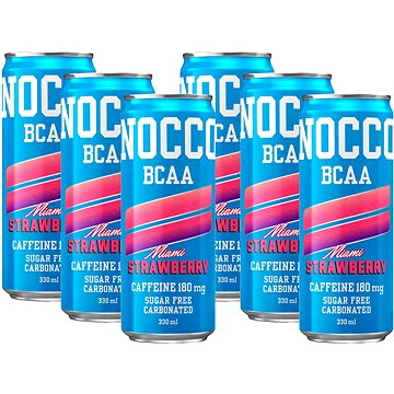 

NOCCO BCAA MIAMI Jahoda 6 x 330 ml