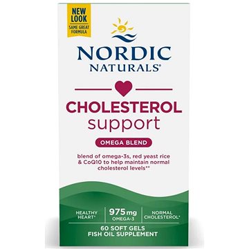 

Nordic Naturals Podpora cholesterolu, 60 softgel kapslí