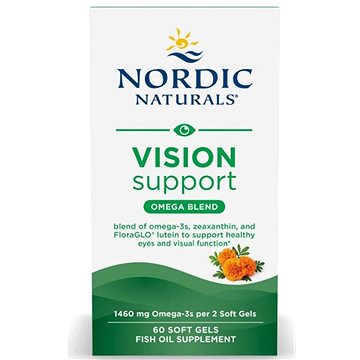 

Nordic Naturals Podpora zraku, 60 softgel kapslí