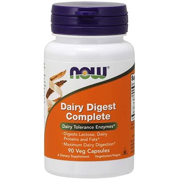 

NOW Dairy Digest Complete mléčné enzymy pro intoleranci na laktózu