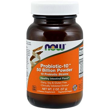

NOW Probiotic-10, probiotika, 50 miliard CFU, 10 kmenů