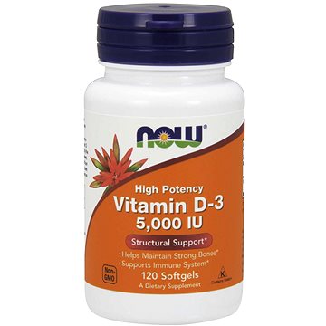 

NOW Vitamin D3, 5000 IU