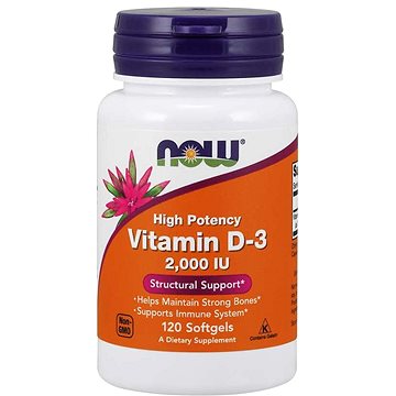 

NOW Vitamin D3, 2000 IU